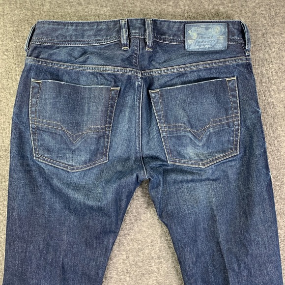 Diesel Zatiny Jeans Men 29x32 Regular Bootcut Y2K VTG Rockabilly Button Fly - Picture 14 of 16